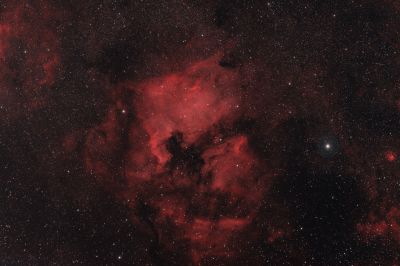 CYGNUS NEBULA COMPLEX IN HA AND OIII