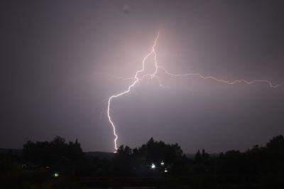 Сильная гроза в НСК