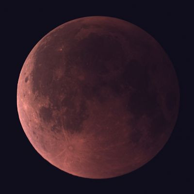 Last year's total lunar eclipse - Astrophotography