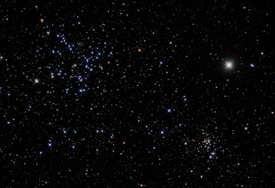 Open clusters M 35 and NGC 1907 (on the left) - Astrophotography