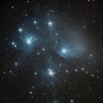M45 (The Pleiades) - first light of SW Quattro 150P
