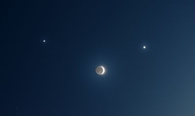 сближение луны, юпитера и венеры
