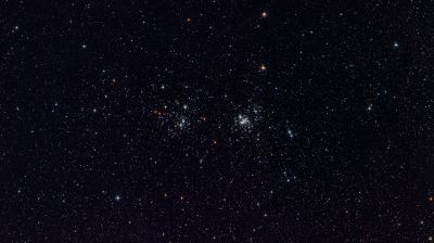 Двойное скопление в Персее, мозаика