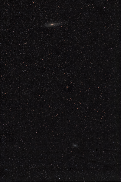 Галактика Андромеды и Галактика М33 в Треугольнике. 01-02.10.202424