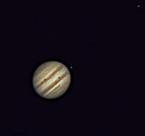 Shadow/transit of Europa 05.02.2026. Gif - Astrophotography