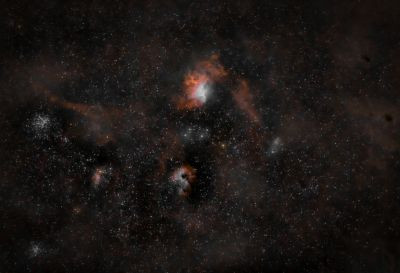 Flaming star nebula - Astrophotography