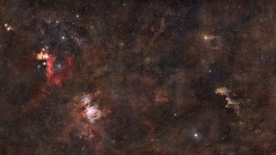 M42 Orion Nebula и окрестности