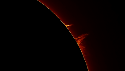 Sun (H-alpha) and Protuberance. 01.07.19.
