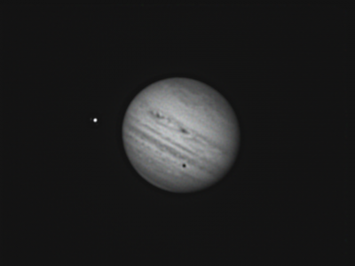 Jupiter, Europa and shadow in near IR (23.07.2022)