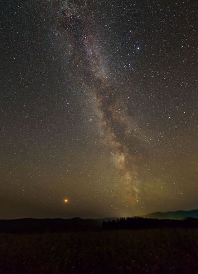 MILKY WAY AND MARS
