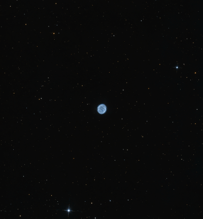 Туманность Устрица или порезанный лимон (NGC 1501)