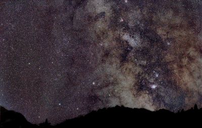 M22, Млечный путь и окрестности