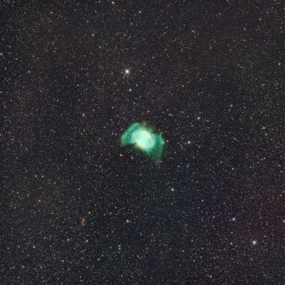 M27 - Dumbbell Nebula, RASA 8", 3 hrs - Astrophotography