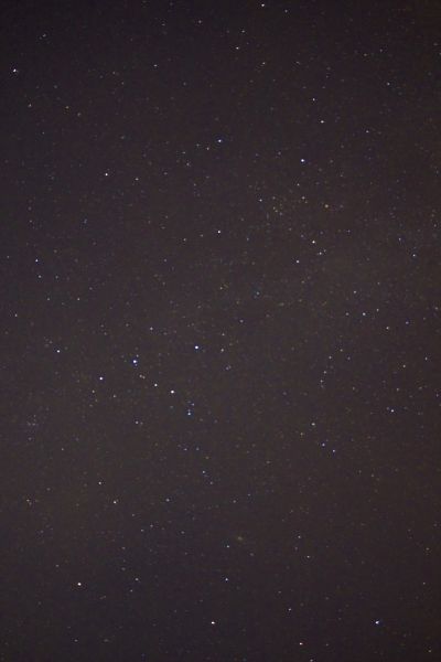 Fragment of the night sky