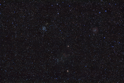 M35 - Shoe-Buckle CLuster ; NGC2174 - Monkey Head Nebula ; IC443 - Jellyfish Nebula