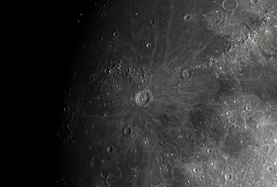 Луна. Кратер Коперник. от 22.01.2024