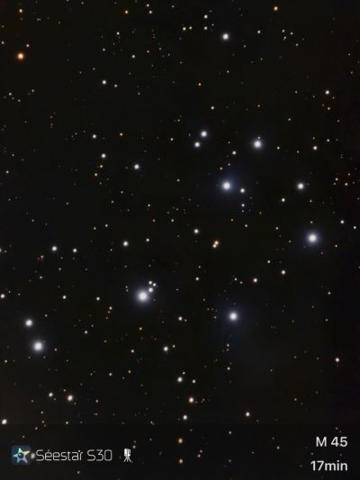 Pleiades (M45) - Seestar S30 - Astrophotography