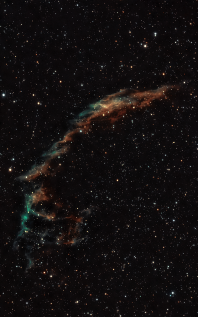 NGC 6992 (C33) "Щука" - восточная часть туманности Вуаль
