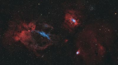 SH2-157, NGC7635 Клешня Омара и Пузырь