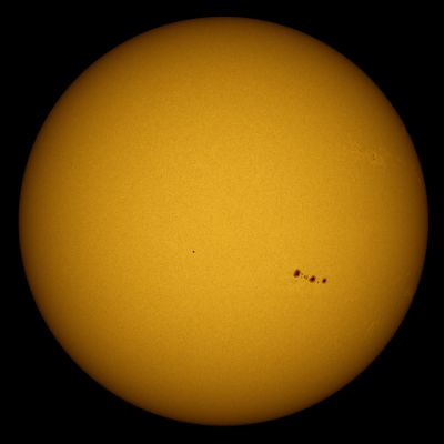 Панорама Солнца в прямом фокусе