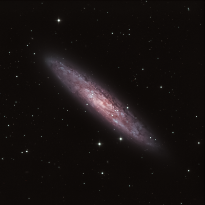 NGC 253 - Галактика Скульптора (Серебряная Монета) 