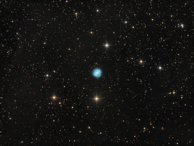 NGC1514 planetary nebula in Taurus LRGB