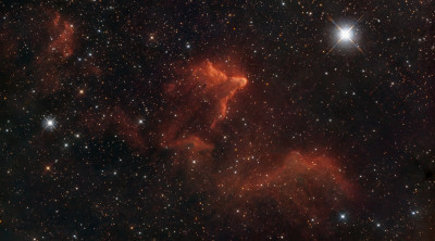 The Ghost of Cassiopeia. IC63 - Astrophotography
