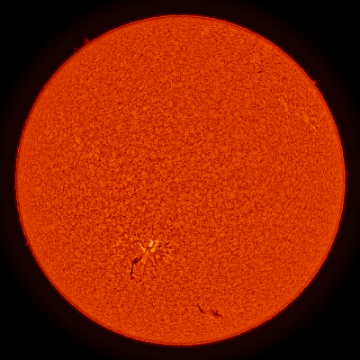 2020.06.09 Sun Full Disk H-Alpha (color)