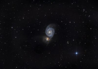 M51 - Whirlpool galaxy - галактика Водоворот.