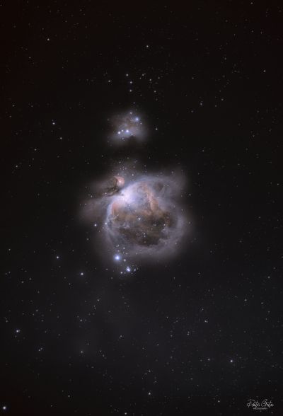 M42 Great orion nebula & running man nebula