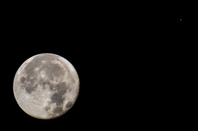 The Moon and Mars conjunction 2020-09-03