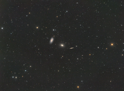 NGC5982 and Trio in Dra