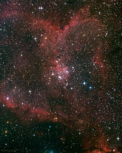 IC1805. 2x2 mosaic. after second night