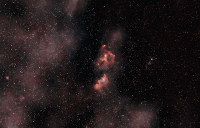 Туманности Душа и Сердце