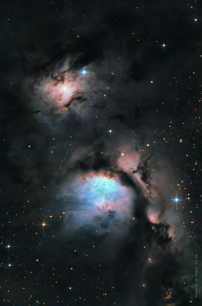 The M78 nebula complex, vdB59, vdB60, LDN1627 in Orion. - Astrophotography