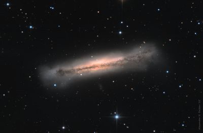 Галактика NGC3828 ("Гамбургер") в фильтрах LRGB
