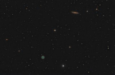 M 97 ("Туманность Сова") и M 108 