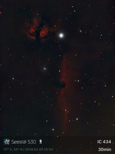 IC 434 + NGC 2024 - Seestar S30 - Astrophotography