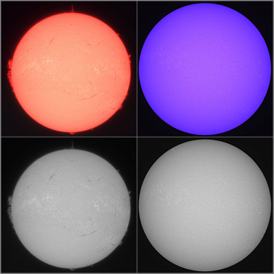 Solar activity in Ha and CaK from 21.02.2026 - Astrophotography