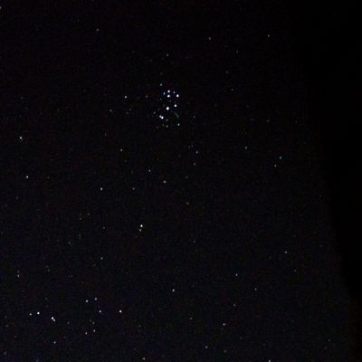 Рассеянное звёздное скопление M45 Плеяды. 