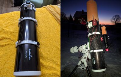 EQ6-R Pro + Sky-Watcher 200PDS + SVBONY Finder Scope SV106