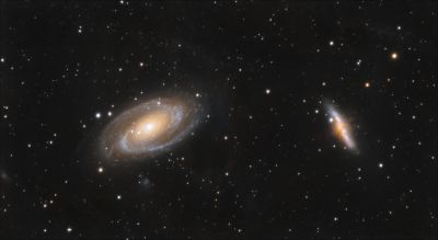 M81 and M82  galaxies new