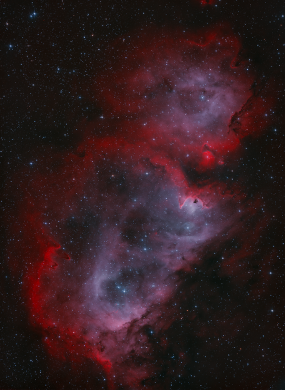 IC 1848 (Soul Nebula, HOO)