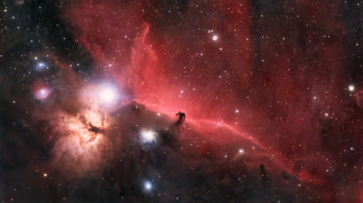 Horsehead and Flame in HaRGB