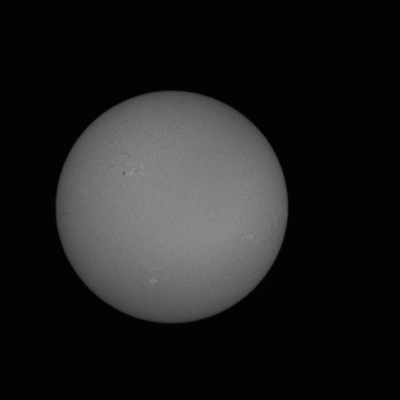 Самолёт в H-alpha