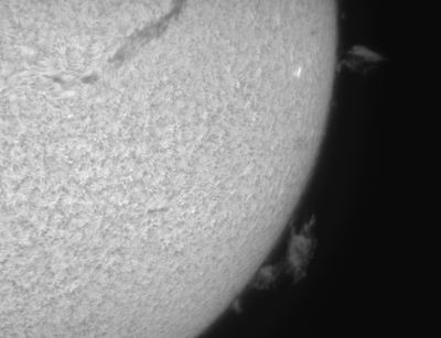 Prominences 16.03.2026 - Astrophotography