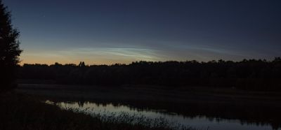 Серебристые облака в Москве 25.06.2022 23:41 МСК