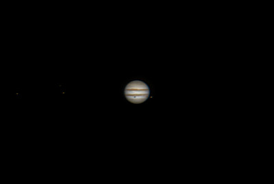 Jupiter, the GRS, and its moons: Europa, Callisto, Io, and Ganymede, along with the shadow of the moon Io. 04.02.2026 - Astrophotography