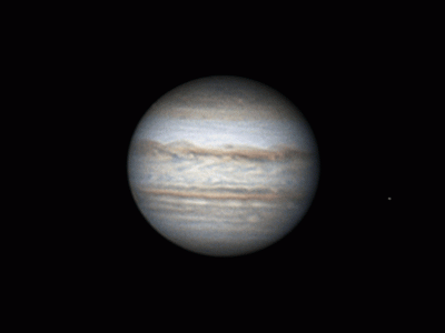 Jupiter and Io, 27.08.2022 (00:29-01:05)