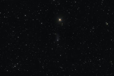 Комета C/2018 N2 (ASASSN) рядом с яркой звездой  HD5118 в созвездии Андромеды